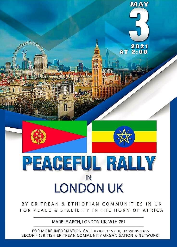 Ethio - Eritrean Joint Peaceful Rally in London