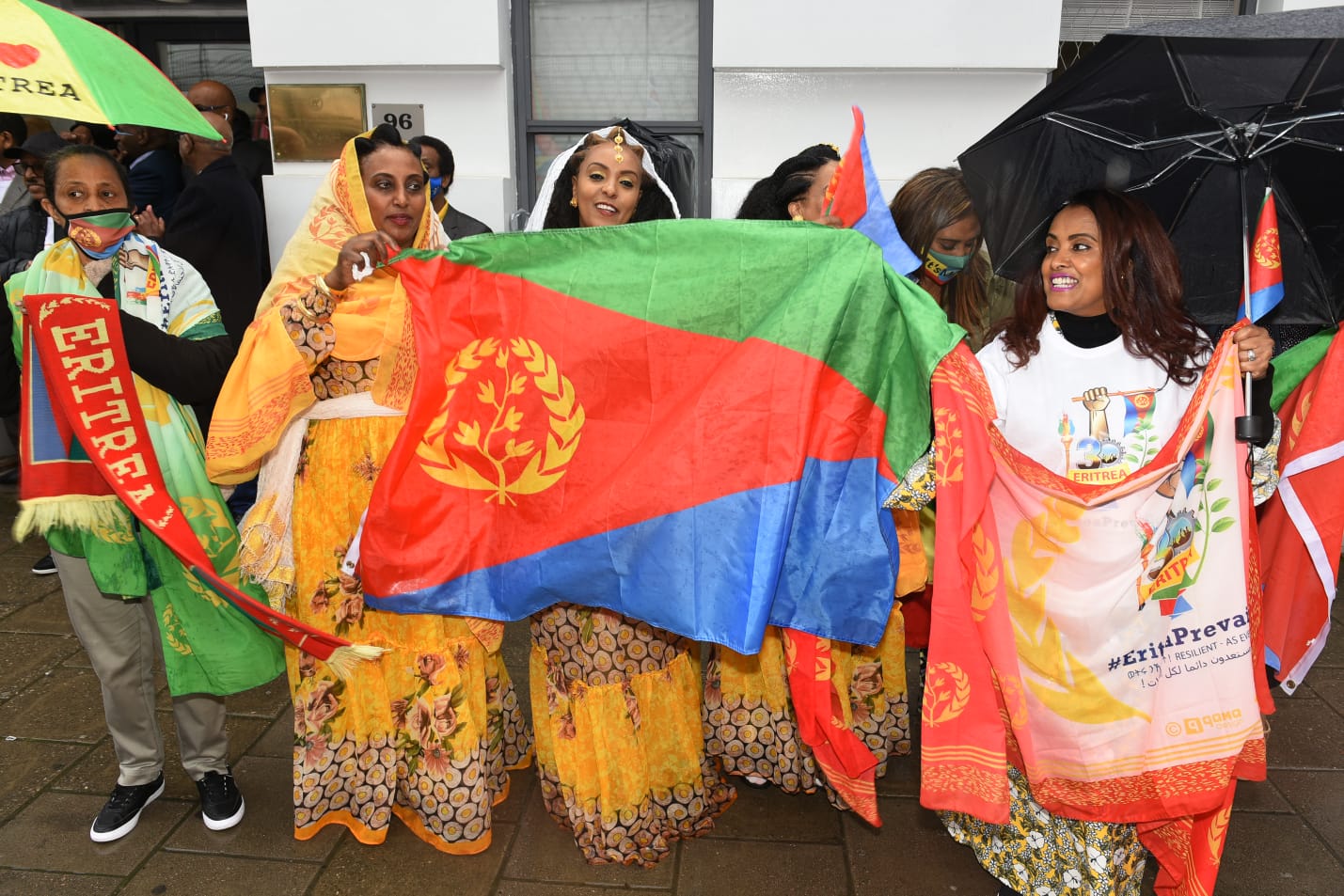 Eritrean Independence Day Car Parade Filled London with Bright Colours